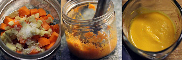 Морковно-имбирная заправка к салату рецепт