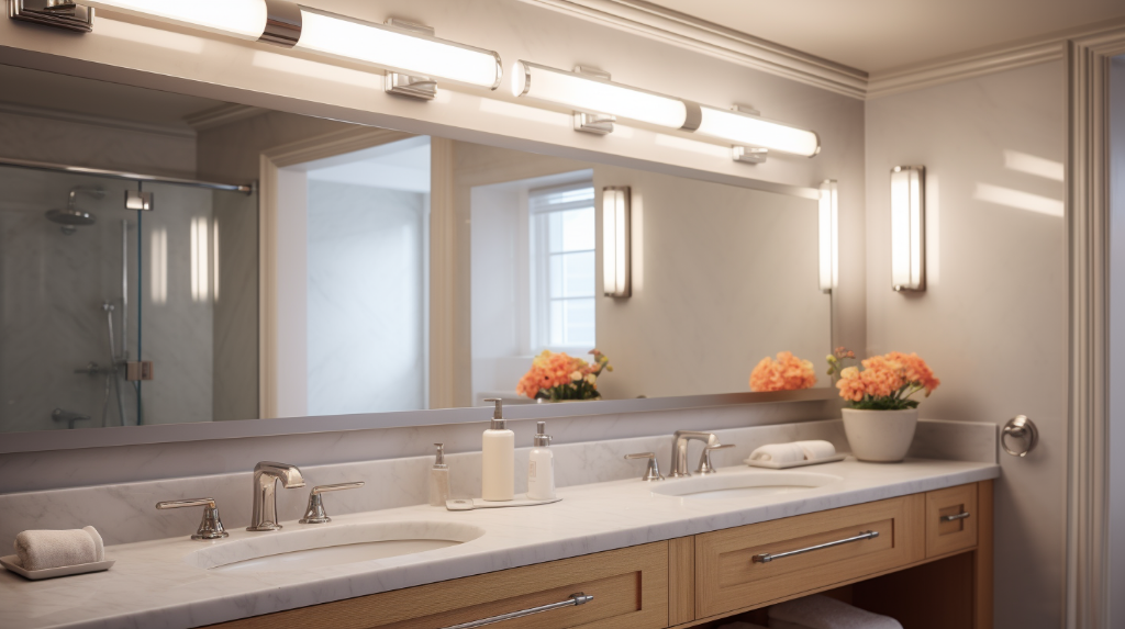 Освещение ванной комнаты: практичность и стиль фото