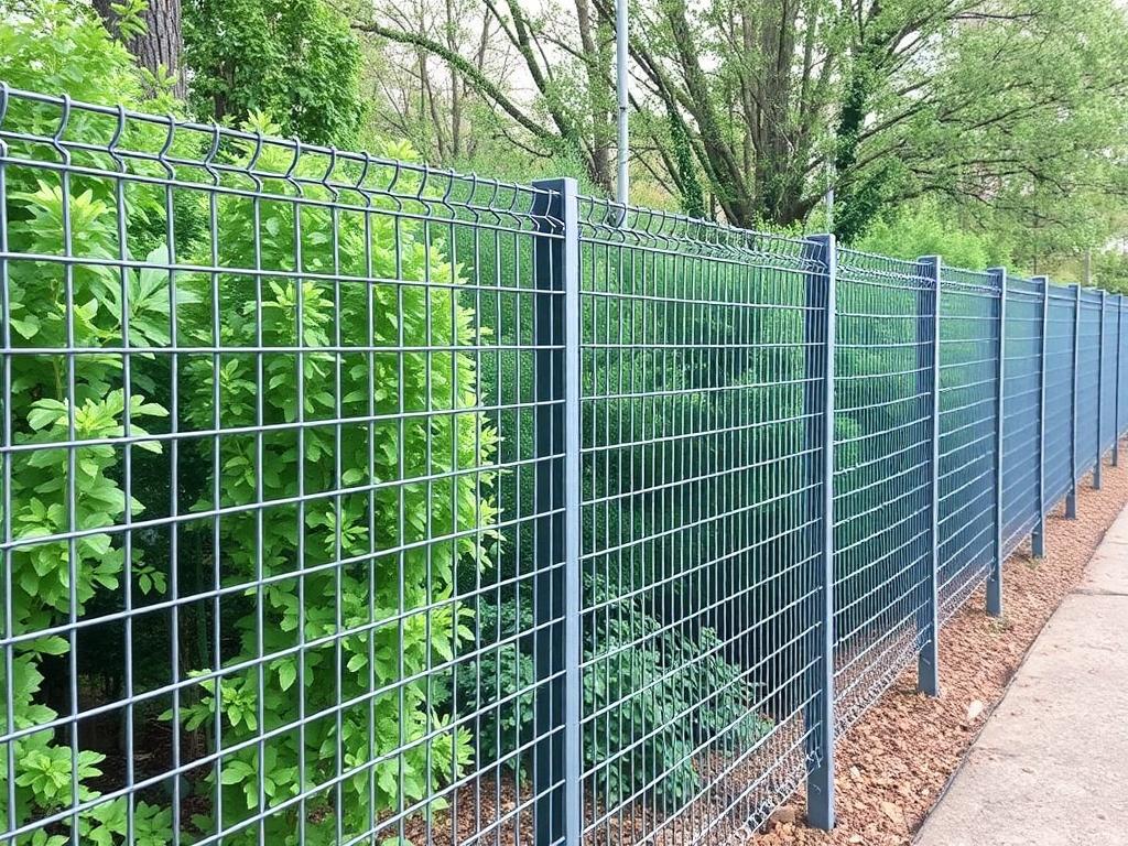 Заборы из сетки гиттер: простой и надёжный способ оградить участок