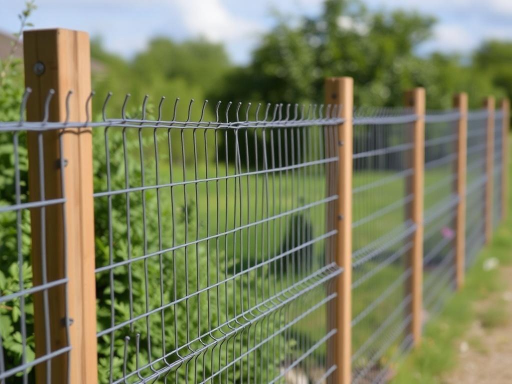 Заборы из сетки Гиттер с рейками: простой способ оградить участок красиво и надёжно