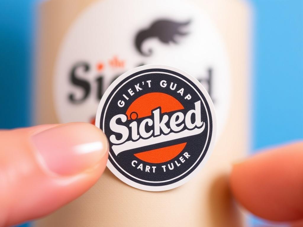 How a small sticker makes a brand recognizableфото