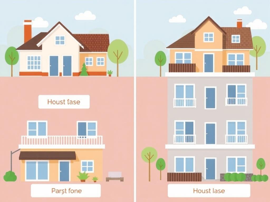 Comparison of housing formats Comparison of housing formatsфото
