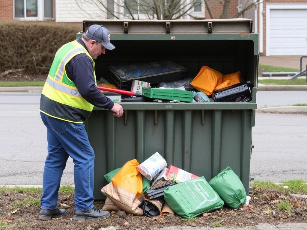 Proper waste disposal Proper waste disposalфото