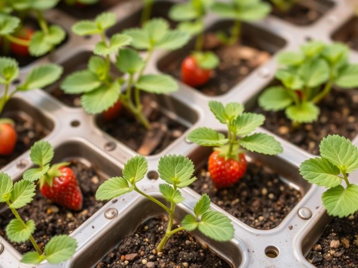 Как вырастить крепкую рассаду клубники: от выбора метода до высадки в грунт