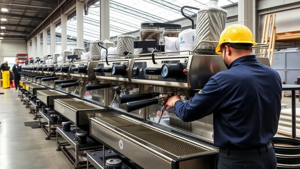 Maintenance of coffee machines at production facilities and construction sites.фото