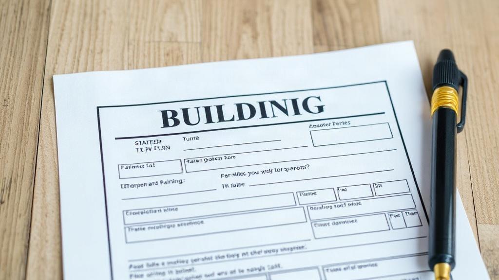 Building permitфото